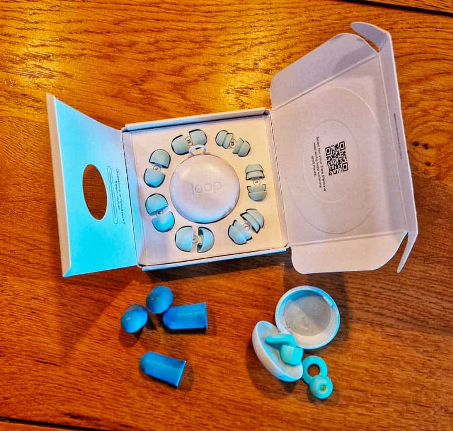 loop earplugs and spare foam earplugs; both are perfect for helping you sleep on the camino