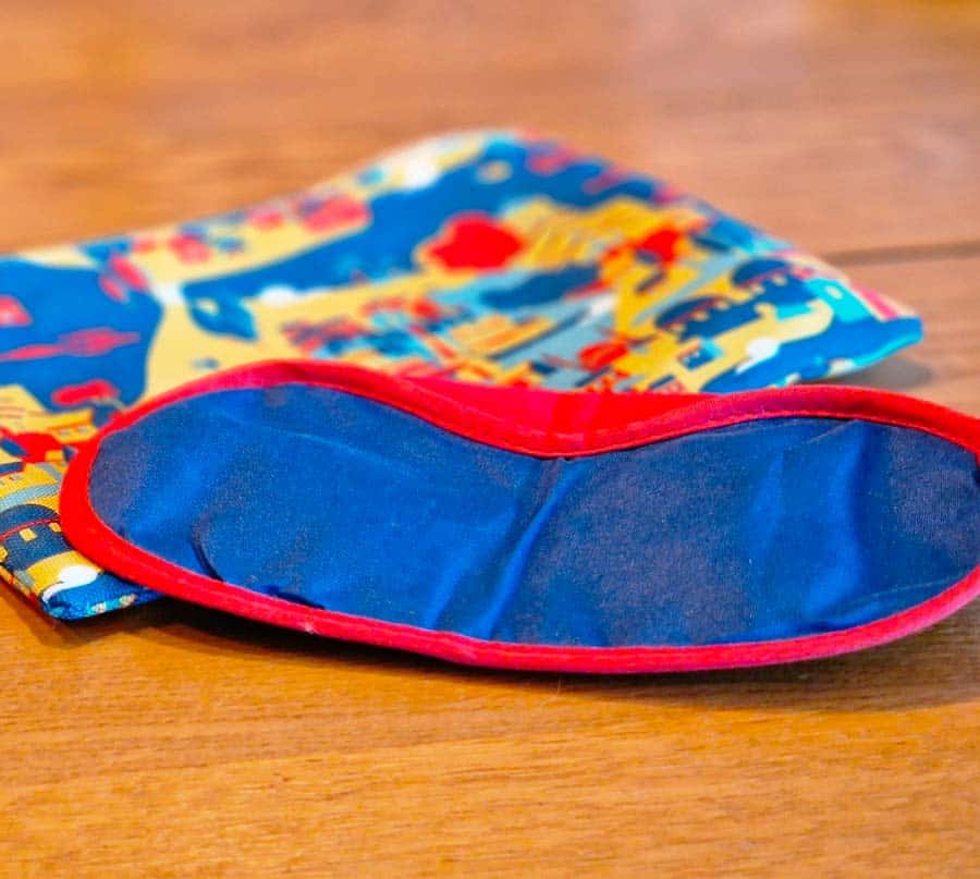 my free eyemask from a turkish airline flight; perfect for aiding sleep in an albergue