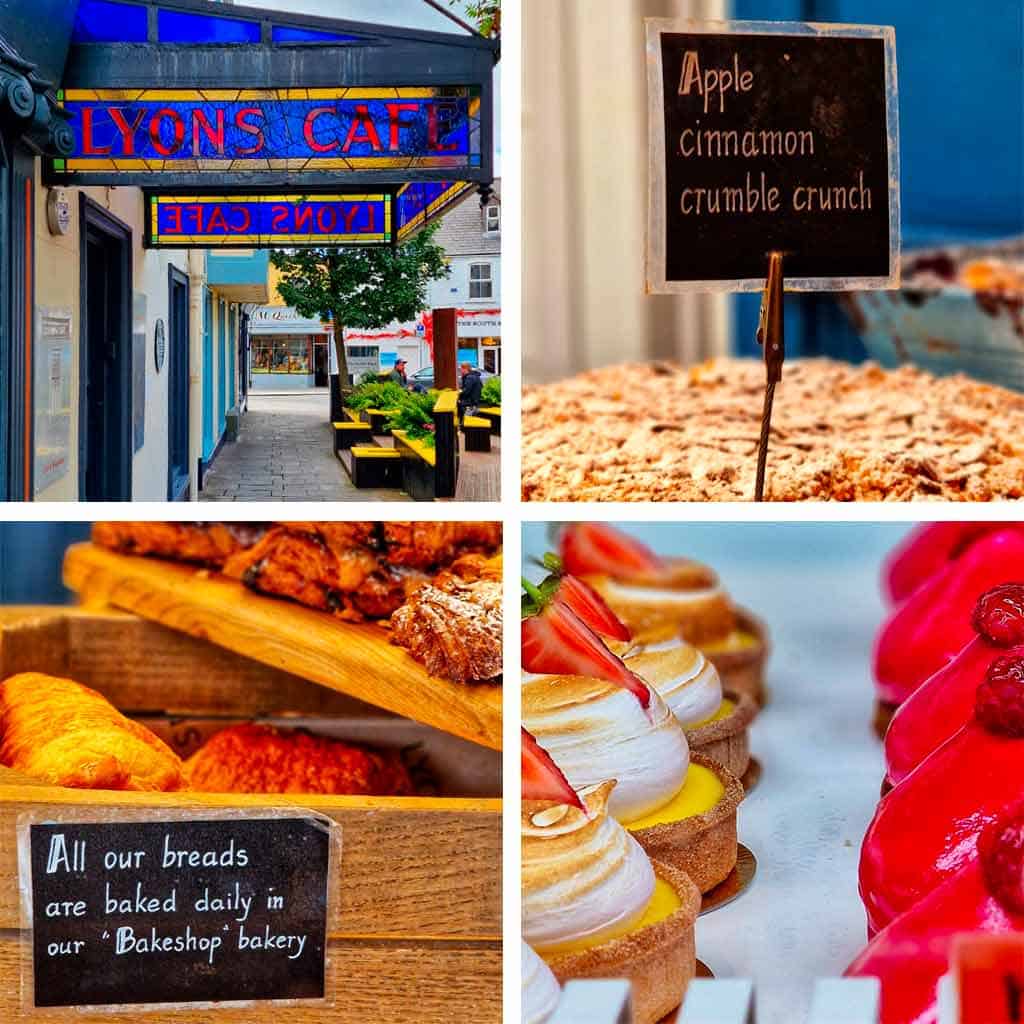 Lyons Cafe in Sligo with cakes and meals is another great option for breakfast, lunch or afternoon tea in sligo!
