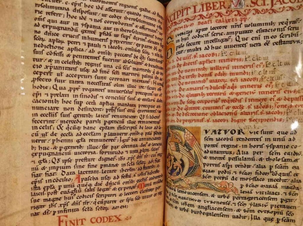 ancient medieval text which talks of St James the pilgrim