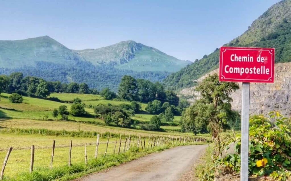 the route of the Arles Camino, just before reaching Somport on the Aragones