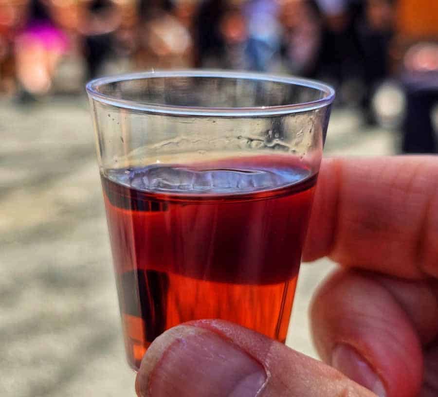 wine tasting near huacachina... it tasted like port