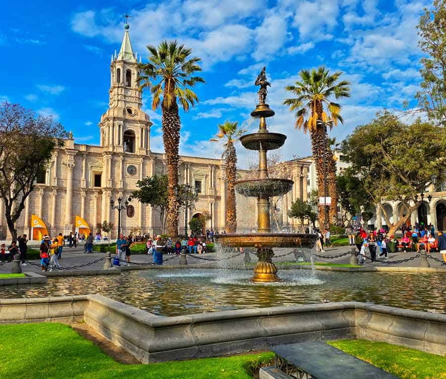 Plaza de Armas in the historical centre