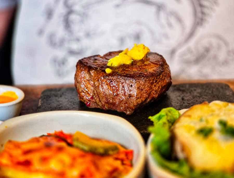 delicious steak from lunch in Zig Zag