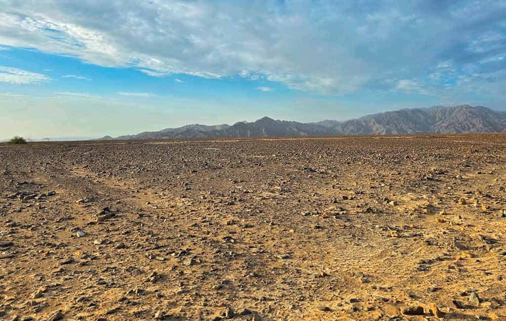 you can just make our the line from the ground - this is beside the observation tower