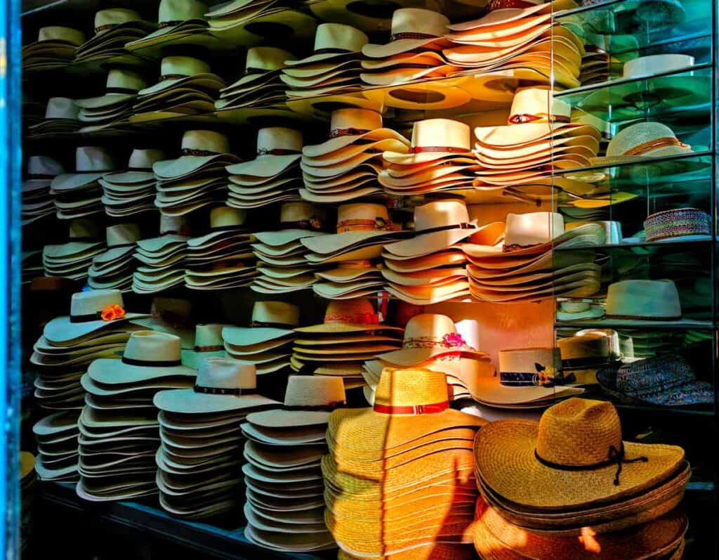 hat shop in Arequipa 